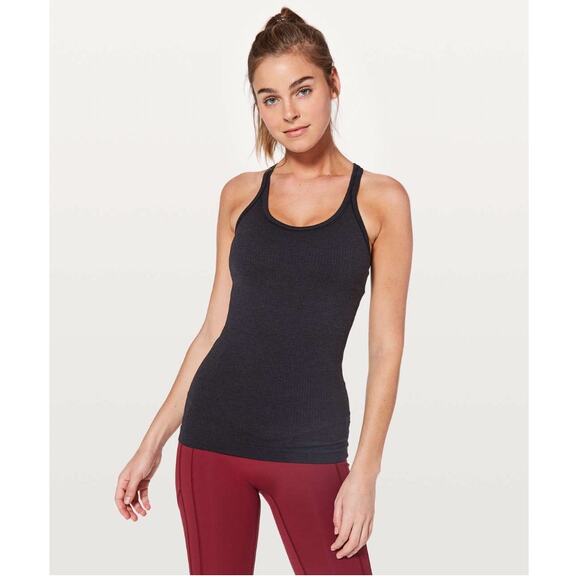 Lululemon Ebb To Street Tank II Black Women's Size 2 - Picture 1 of 7
